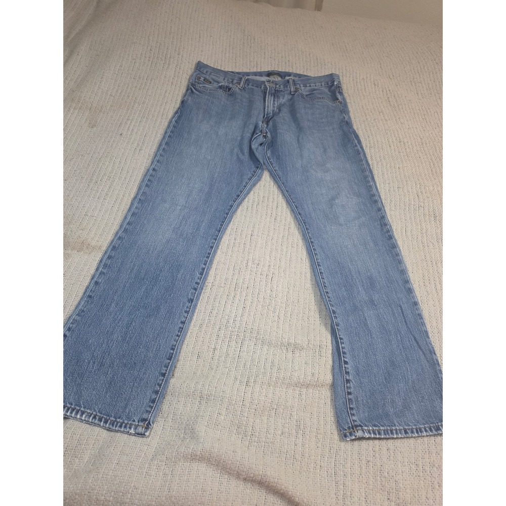 Polo Ralph Lauren Mens Straight Leg Jeans Blue Denim 36x32 Medium Wash